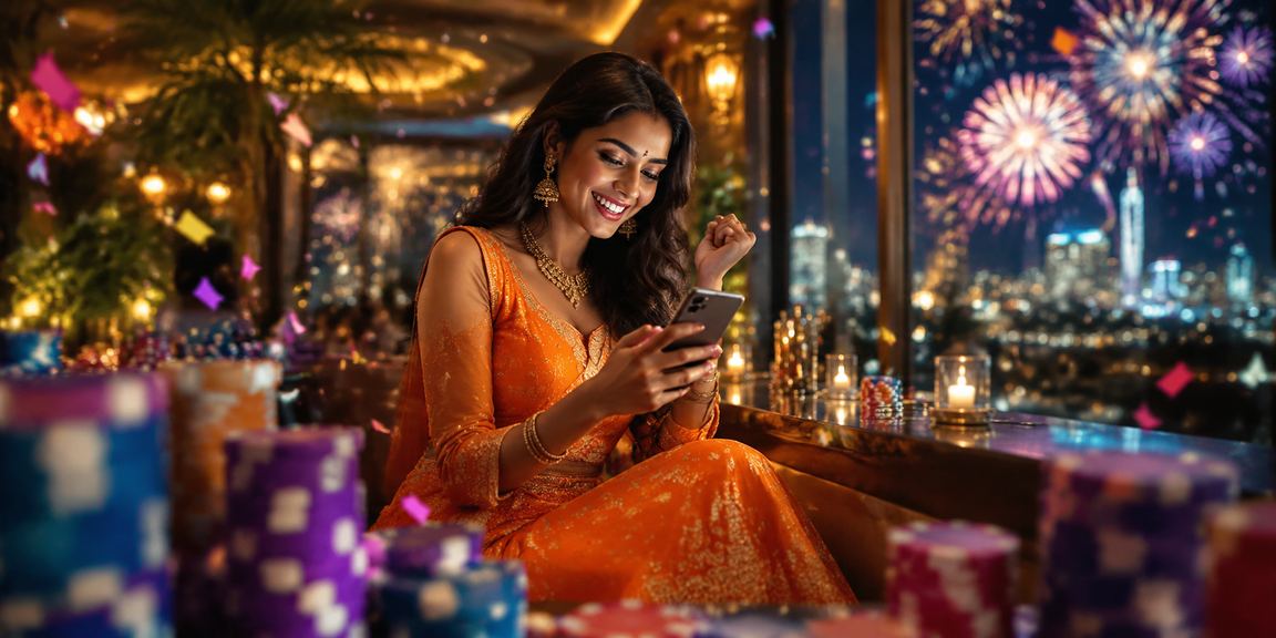 Indian player registering on mobile casino app