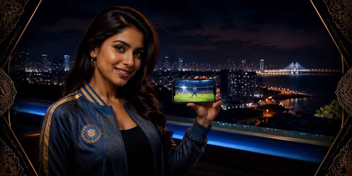 Night cricket betting scene in Mumbai city